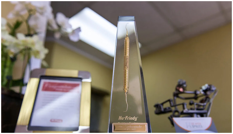 Award on display in our office